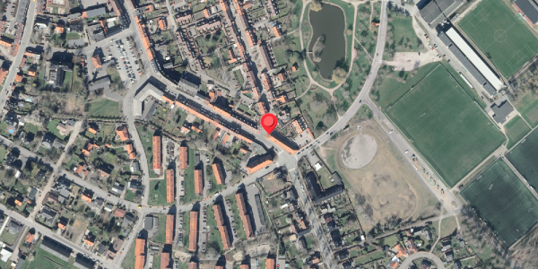 Oversvømmelsesrisiko fra vandløb på Fruegade 49, . , 4200 Slagelse