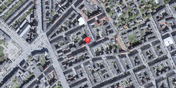 Oversvømmelsesrisiko fra vandløb på Rosenvængets Allé 17, 2100 København Ø
