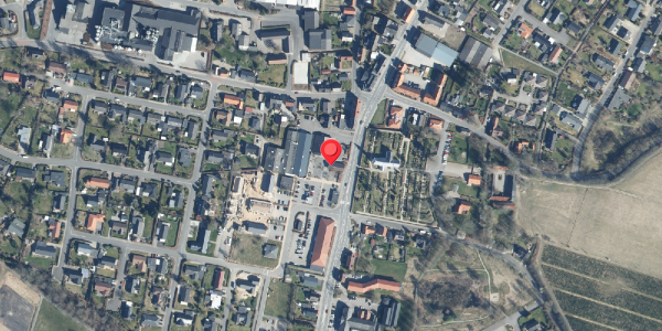 Oversvømmelsesrisiko fra vandløb på Them-Centret 2, 8653 Them