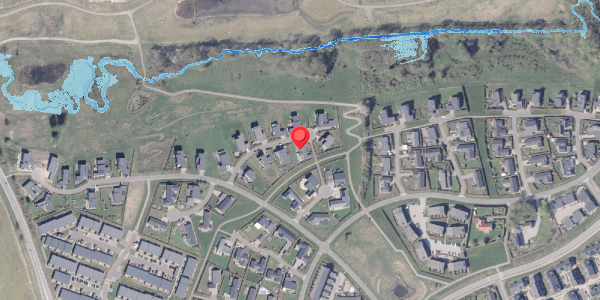 Oversvømmelsesrisiko fra vandløb på Overskov 22, 8300 Odder