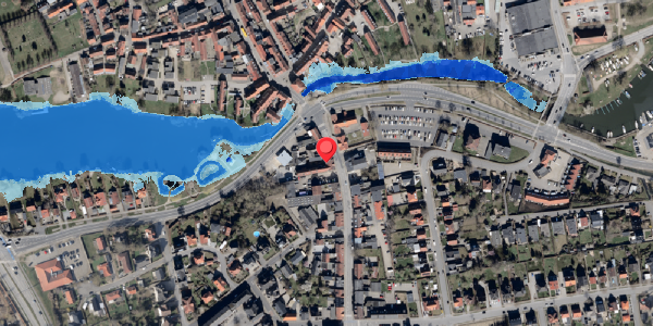 Oversvømmelsesrisiko fra vandløb på Sønderbro 8A, . , 6100 Haderslev