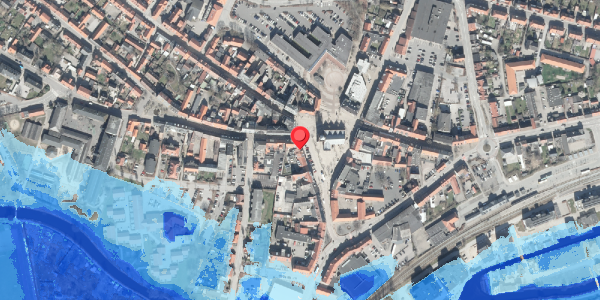 Oversvømmelsesrisiko fra vandløb på Torvet 2C, 8500 Grenaa