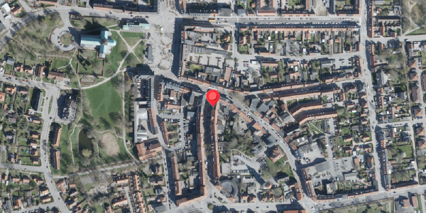Oversvømmelsesrisiko fra vandløb på Tinggade 1A, 4100 Ringsted