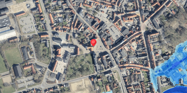 Oversvømmelsesrisiko fra vandløb på Torvet 13, 6800 Varde