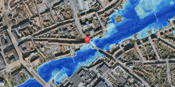 Oversvømmelsesrisiko fra vandløb på Brogade 1, 5000 Odense C