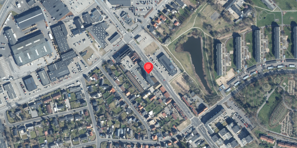 Oversvømmelsesrisiko fra vandløb på Borgergade 103C, . , 8600 Silkeborg