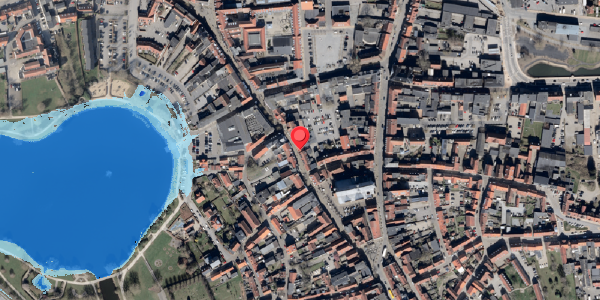 Oversvømmelsesrisiko fra vandløb på Bispegade 8, 6100 Haderslev
