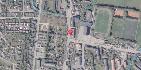 Oversvømmelsesrisiko fra vandløb på Rådhusgade 54C, 8300 Odder