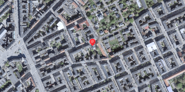 Oversvømmelsesrisiko fra vandløb på Rosenvængets Allé 28, 2100 København Ø