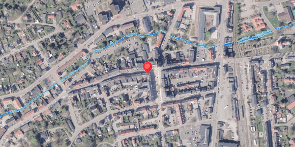 Oversvømmelsesrisiko fra vandløb på Rosensgade 25, 8300 Odder