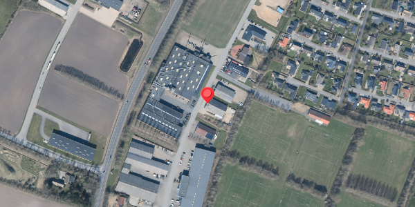 Oversvømmelsesrisiko fra vandløb på Thrigesvej 21, 7430 Ikast