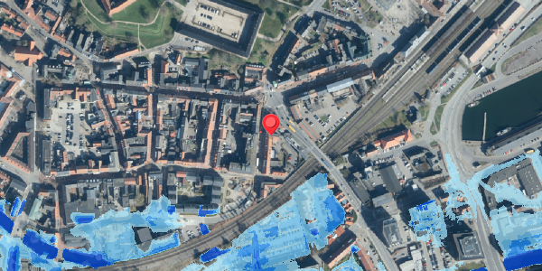 Oversvømmelsesrisiko fra vandløb på Buen 4C, . , 6000 Kolding