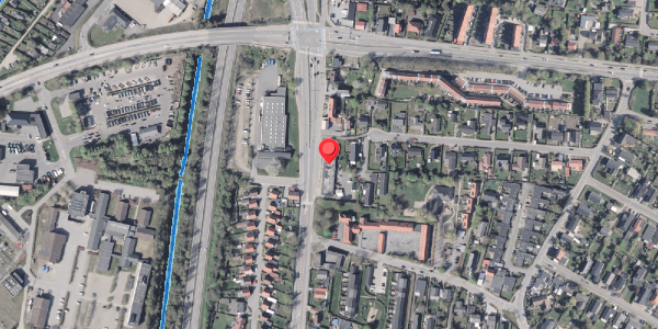 Oversvømmelsesrisiko fra vandløb på Gugvej 89, 9210 Aalborg SØ