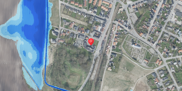 Oversvømmelsesrisiko fra vandløb på Voldgade 1, 7700 Thisted