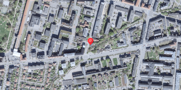 Oversvømmelsesrisiko fra vandløb på Lindevangs Alle 2, . , 2000 Frederiksberg