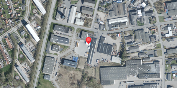Oversvømmelsesrisiko fra vandløb på Industriparken 1B, 4100 Ringsted
