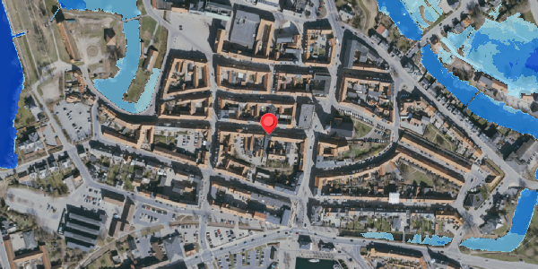 Oversvømmelsesrisiko fra vandløb på Kongegade 20, . , 5800 Nyborg