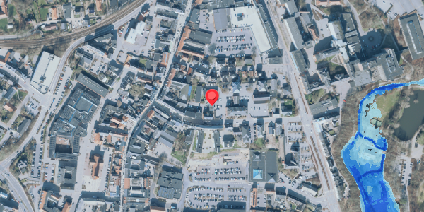 Oversvømmelsesrisiko fra vandløb på Danmarksgade 9B, 7500 Holstebro