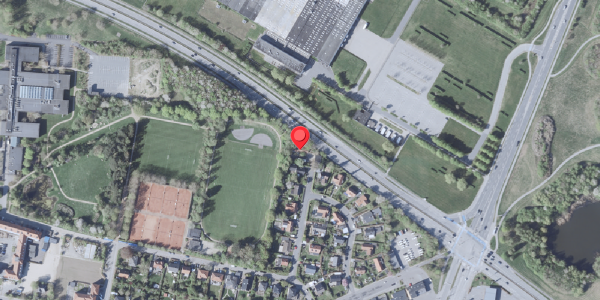 Oversvømmelsesrisiko fra vandløb på Hørhaven 13, 2750 Ballerup