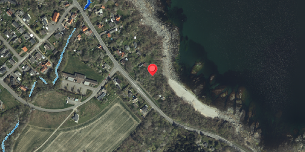 Oversvømmelsesrisiko fra vandløb på Sdr. Strandvej 81, . , 3770 Allinge