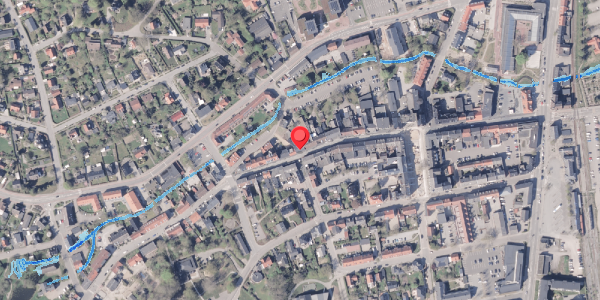Oversvømmelsesrisiko fra vandløb på Rosensgade 36, 8300 Odder
