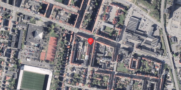 Oversvømmelsesrisiko fra vandløb på Ryesgade 45, . , 9000 Aalborg