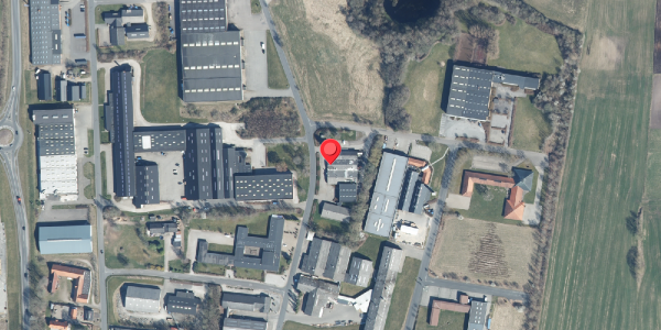 Oversvømmelsesrisiko fra vandløb på Industrivej 13, 8653 Them
