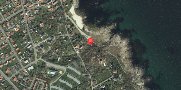 Oversvømmelsesrisiko fra vandløb på Åsbakken 7A, . , 3770 Allinge