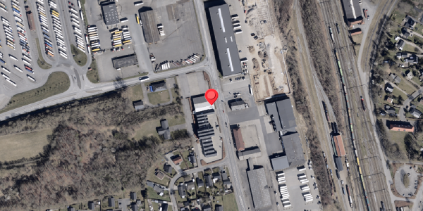 Oversvømmelsesrisiko fra vandløb på Industrivej 1, 6330 Padborg