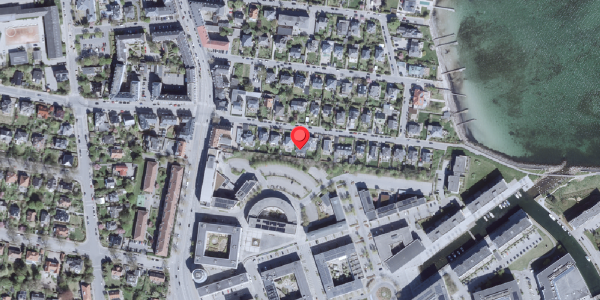 Oversvømmelsesrisiko fra vandløb på Carolinevej 12C, 2900 Hellerup
