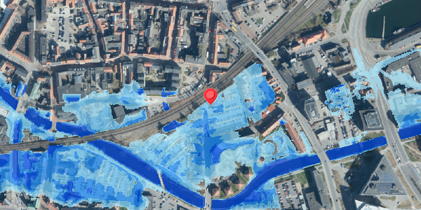 Oversvømmelsesrisiko fra vandløb på Kongebrogade 3, 6000 Kolding