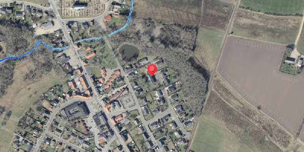 Oversvømmelsesrisiko fra vandløb på Engparken 13, 6855 Outrup
