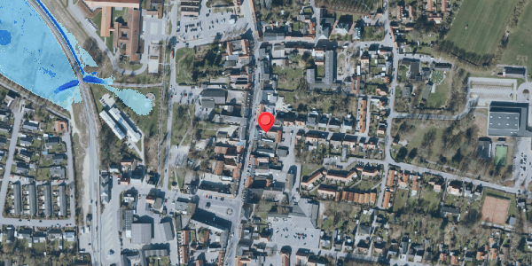 Oversvømmelsesrisiko fra vandløb på Munkegade 2, 4660 Store Heddinge