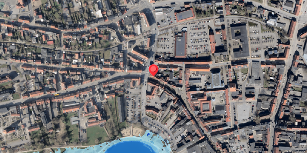 Oversvømmelsesrisiko fra vandløb på Storegade 30, 6100 Haderslev