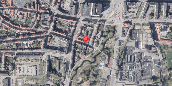 Oversvømmelsesrisiko fra vandløb på Langesgade 9, . , 9000 Aalborg