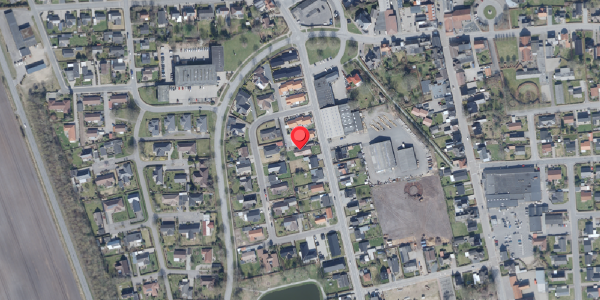 Oversvømmelsesrisiko fra vandløb på Nyboder 10A, 6520 Toftlund