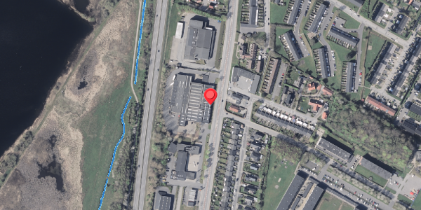 Oversvømmelsesrisiko fra vandløb på Gugvej 122, 9210 Aalborg SØ
