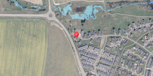 Oversvømmelsesrisiko fra vandløb på Overskov 23, 8300 Odder