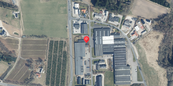 Oversvømmelsesrisiko fra vandløb på Knudlundvej 2, . , 8653 Them
