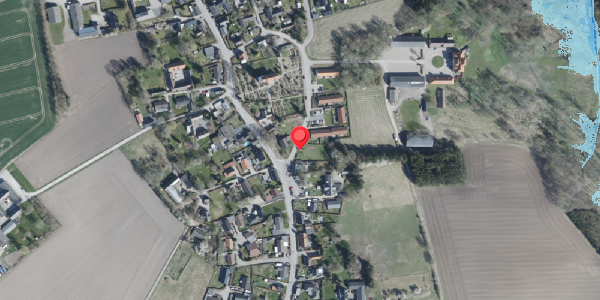 Oversvømmelsesrisiko fra vandløb på Kirkevej 4, 4100 Ringsted