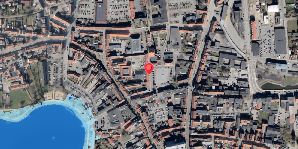 Oversvømmelsesrisiko fra vandløb på Gravene 18B, 6100 Haderslev