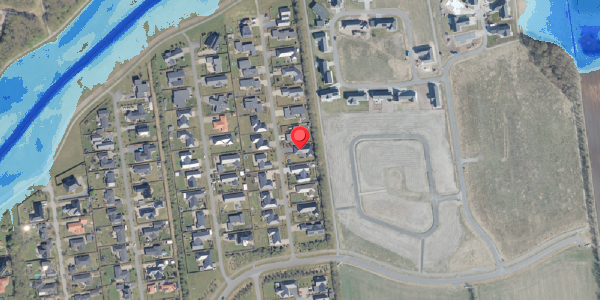 Oversvømmelsesrisiko fra vandløb på Juels Alle 10, . , 6760 Ribe