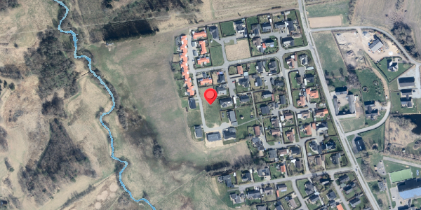 Oversvømmelsesrisiko fra vandløb på Hanetoften 55, 9900 Frederikshavn