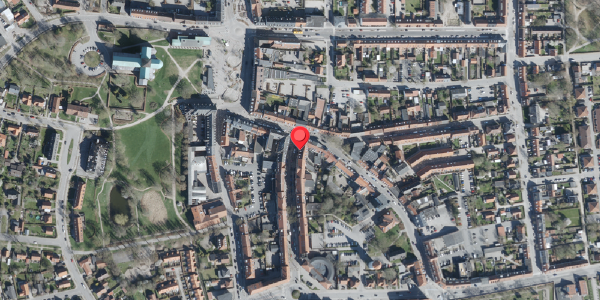 Oversvømmelsesrisiko fra vandløb på Tinggade 1, 4100 Ringsted