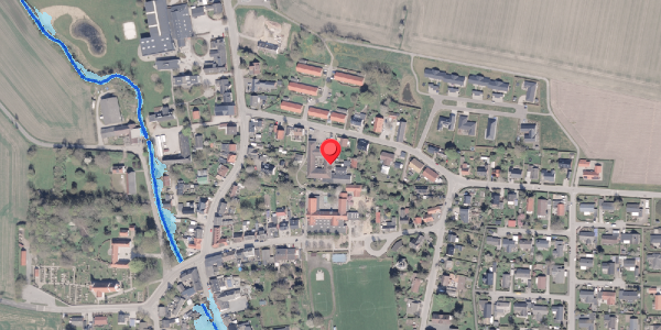 Oversvømmelsesrisiko fra vandløb på Otto Møllersgade 6L, . , 8300 Odder