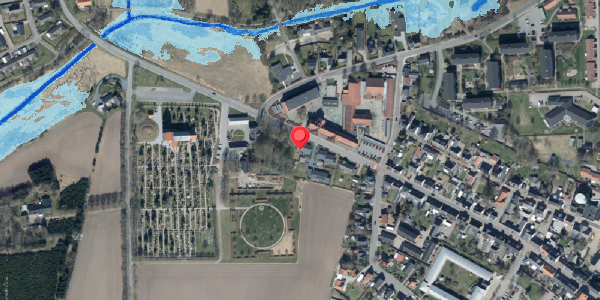 Oversvømmelsesrisiko fra vandløb på Vestergade 51F, . , 6580 Vamdrup