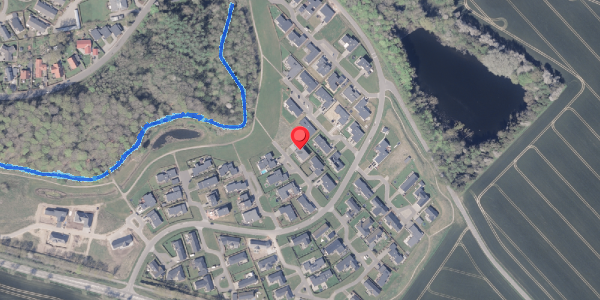 Oversvømmelsesrisiko fra vandløb på Præstelunden 69, 8300 Odder