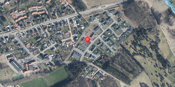 Oversvømmelsesrisiko fra vandløb på Skelleruptoften 15, 8600 Silkeborg