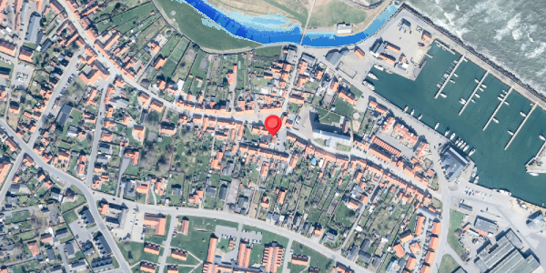 Oversvømmelsesrisiko fra vandløb på Algade 46E, 9300 Sæby