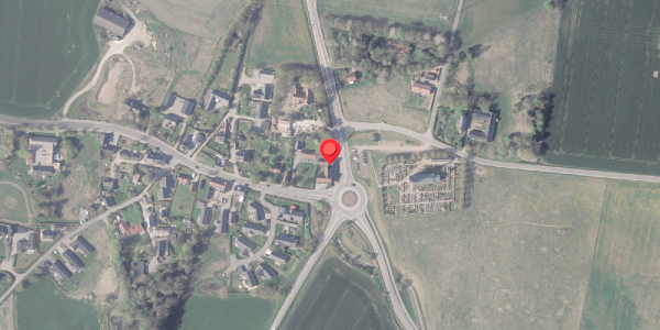 Oversvømmelsesrisiko fra vandløb på Skanderborgvej 152B, 8382 Hinnerup
